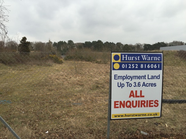 Development site near Tweseldown, near Fleet/ Church Crookham, Hart District, Hampshire