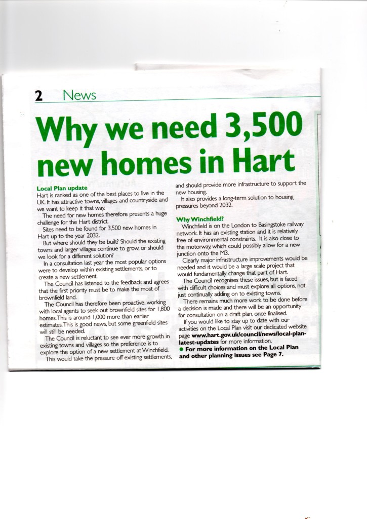 Why we need 3,500 new homes in Hart