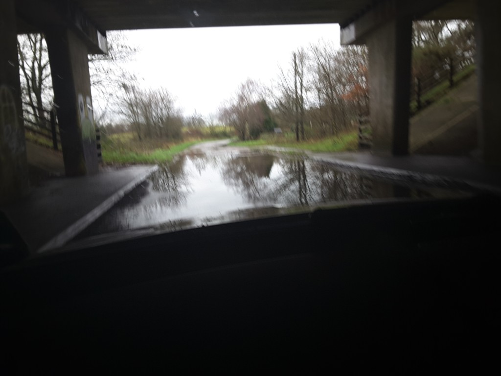 Flood Potbridge Road Winchfield 3 January 2016