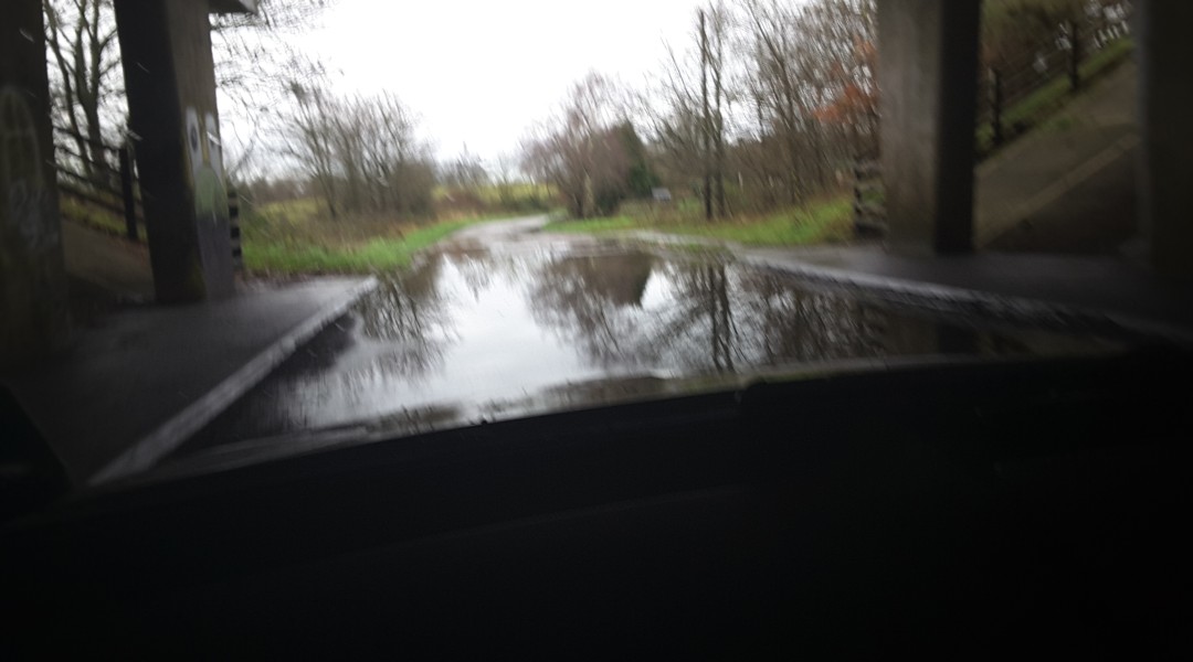 Flood Potbridge Road Winchfield 3 January 2016
