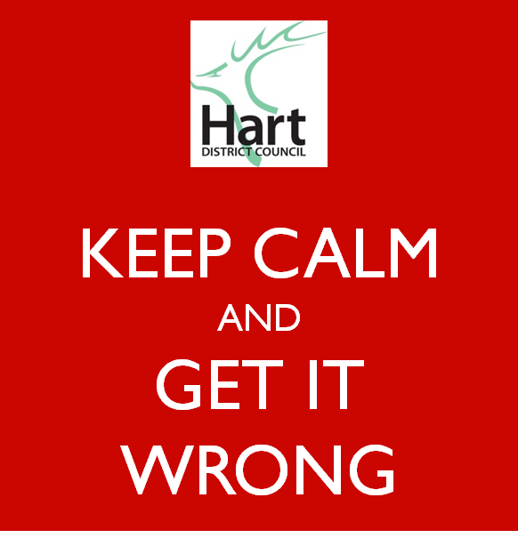 Hart District Council (HDC) keep getting it wrong