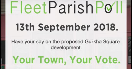 Fleet Parish Poll to Save Gurkha Square