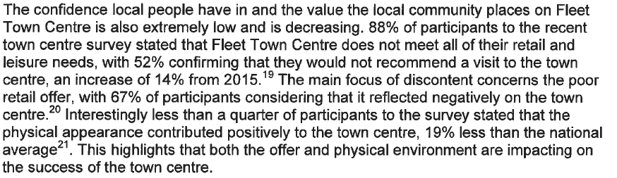 Future High Streets Bid - Poor retail offer and physical appearance