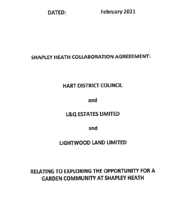 Shapley Heath Collaboration Agreement