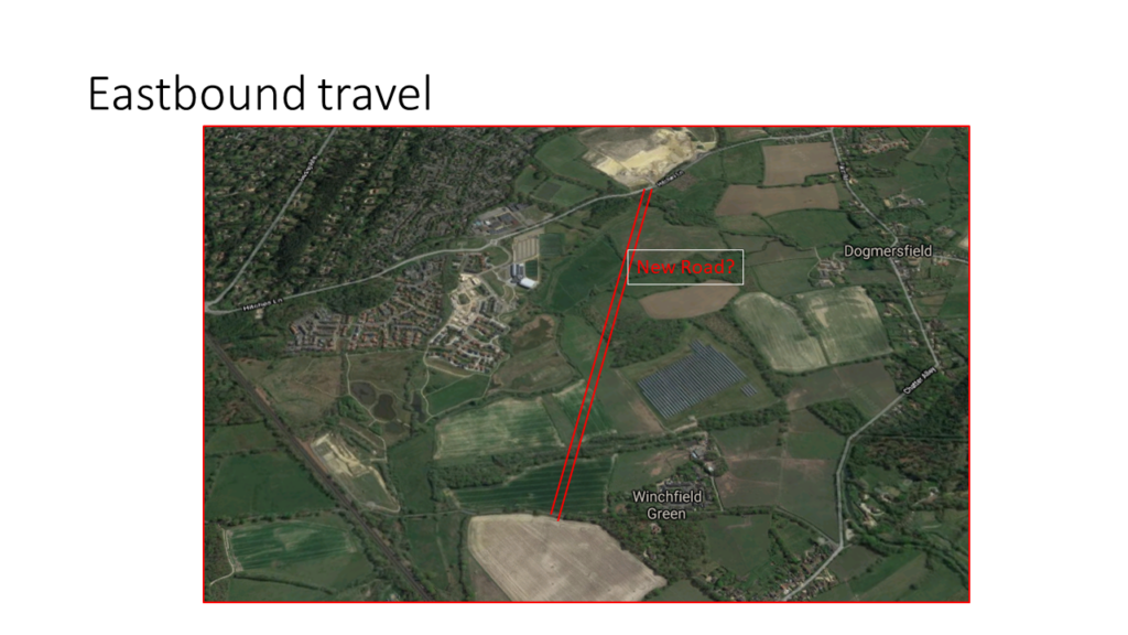 Shapley Heath Major Road Transport Issues: Eastbound travel perhaps requires new road