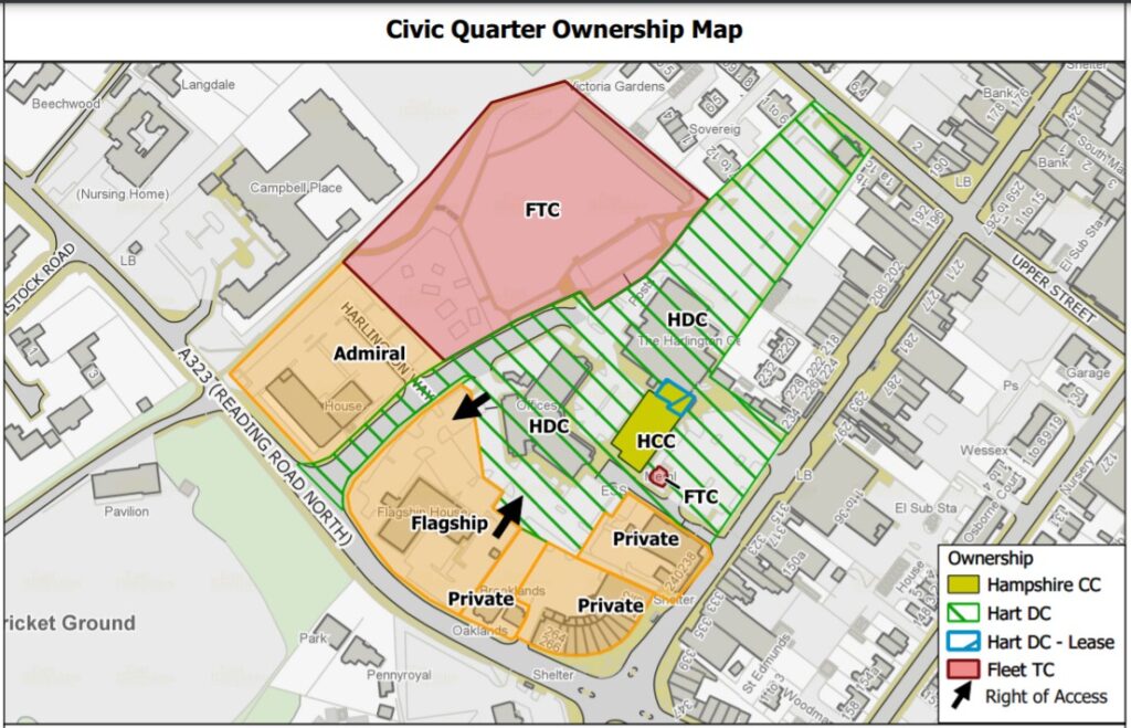 Fleet Civic Quarter Regeneration Map